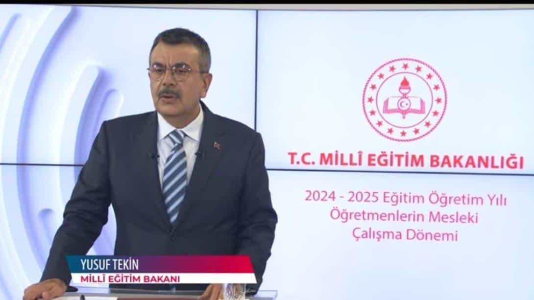 2024-2025 Eğitim-Öğretim Yılı Öğretmenlerin Mesleki Çalışma Dönemi Açılış Konuşması